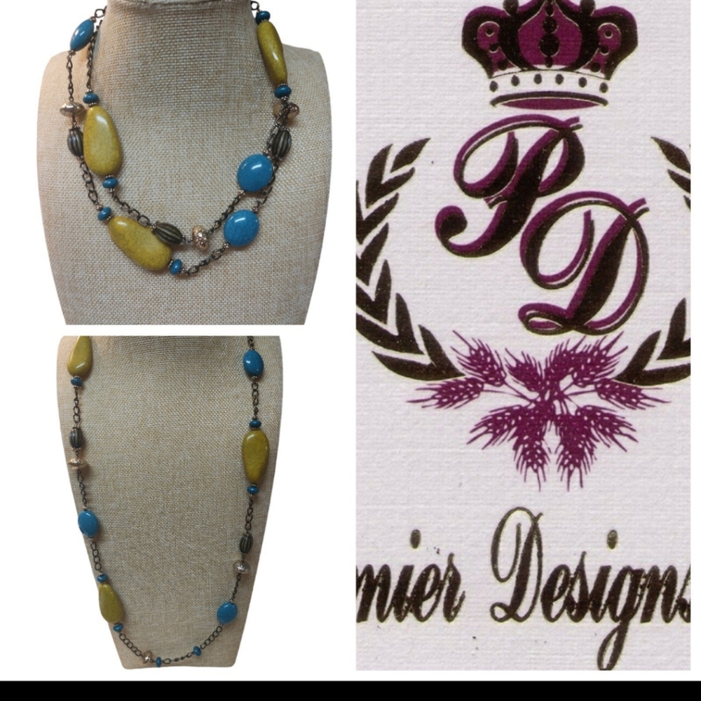 NWOT 15 Lot Of Premier Designs Necklaces Signed - Picture 8 of 13